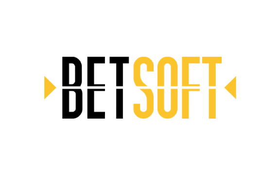 Logo de BetSoft, experto en tragamonedas 3D cinematográficas y juegos en vivo