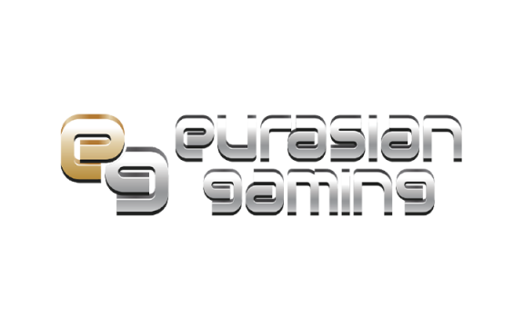 Logo de Eurasian Gaming, desarrollador innovador de juegos de tragamonedas y bingo