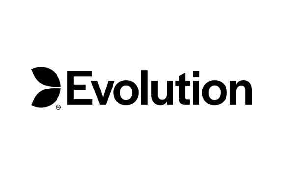 Logo de Evolution, proveedor de juegos de casino en vivo de alta calidad y soluciones innovadoras