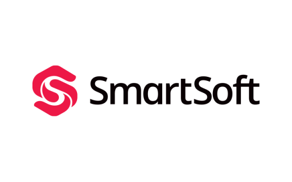 Logo de Smartsoft Gaming, conocido por sus juegos innovadores y características únicas en el mercado de iGaming