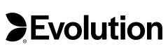 Logo de Evolution, proveedor de juegos de casino en vivo de alta calidad y soluciones innovadoras