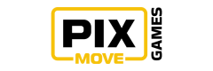 Logotipo da Pixmove — estúdio de iGaming integrado ao Timeless Tech Game Aggregator