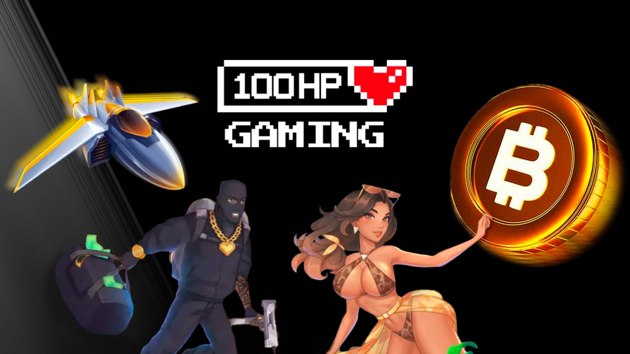 Promotional banner featuring 100HP Gaming’s crash games and slot titles, highlighting their vibrant designs, engaging mechanics, and gamification features. The banner showcases popular titles like Fortune Crash, Meta Crash, and Crime Empire, emphasizing 100HP Gaming’s commitment to innovation and immersive gaming experiences for online casino operators worldwide.