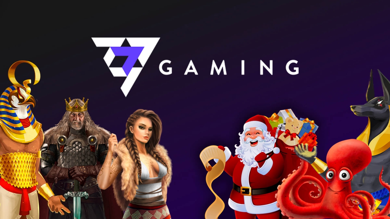 Promotional banner featuring 7777 Gaming’s diverse casino game portfolio, including slots, table games, and themed content. The image showcases characters from some of 7777 Gaming’s most popular titles, highlighting their immersive themes, high-quality graphics, and innovative gameplay features for online casinos worldwide.