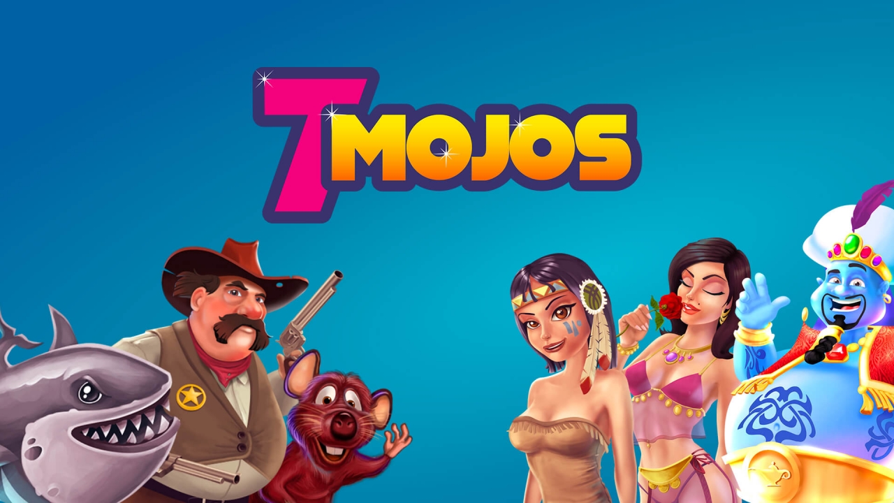 Descubra os Jogos de Slots e Casino ao Vivo da 7Mojos - Mais de 30 Títulos Disponíveis Imagem dos jogos da 7Mojos - Slots, Blackjack, Baccarat e mais jogos de cassino ao vivo.