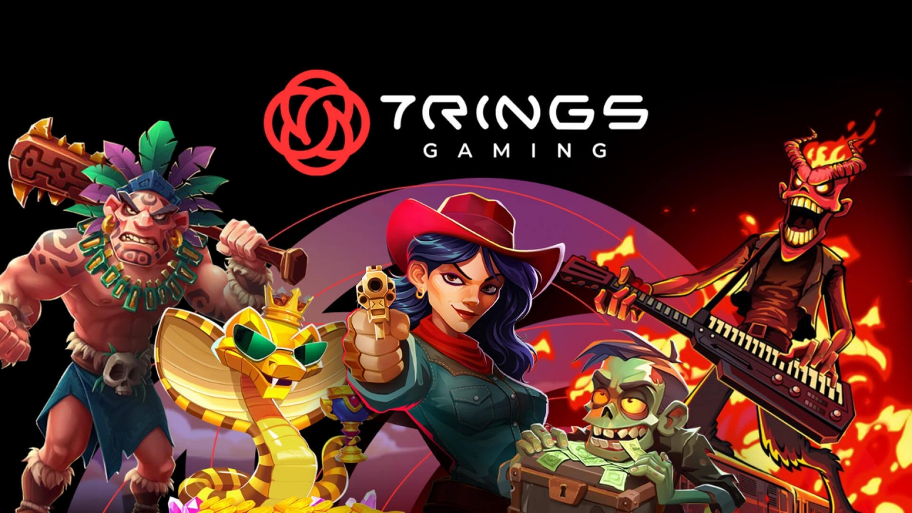 7Rings Gaming banner showcasing character-led slot games, high-volatility gameplay, and engagement-focused mechanics