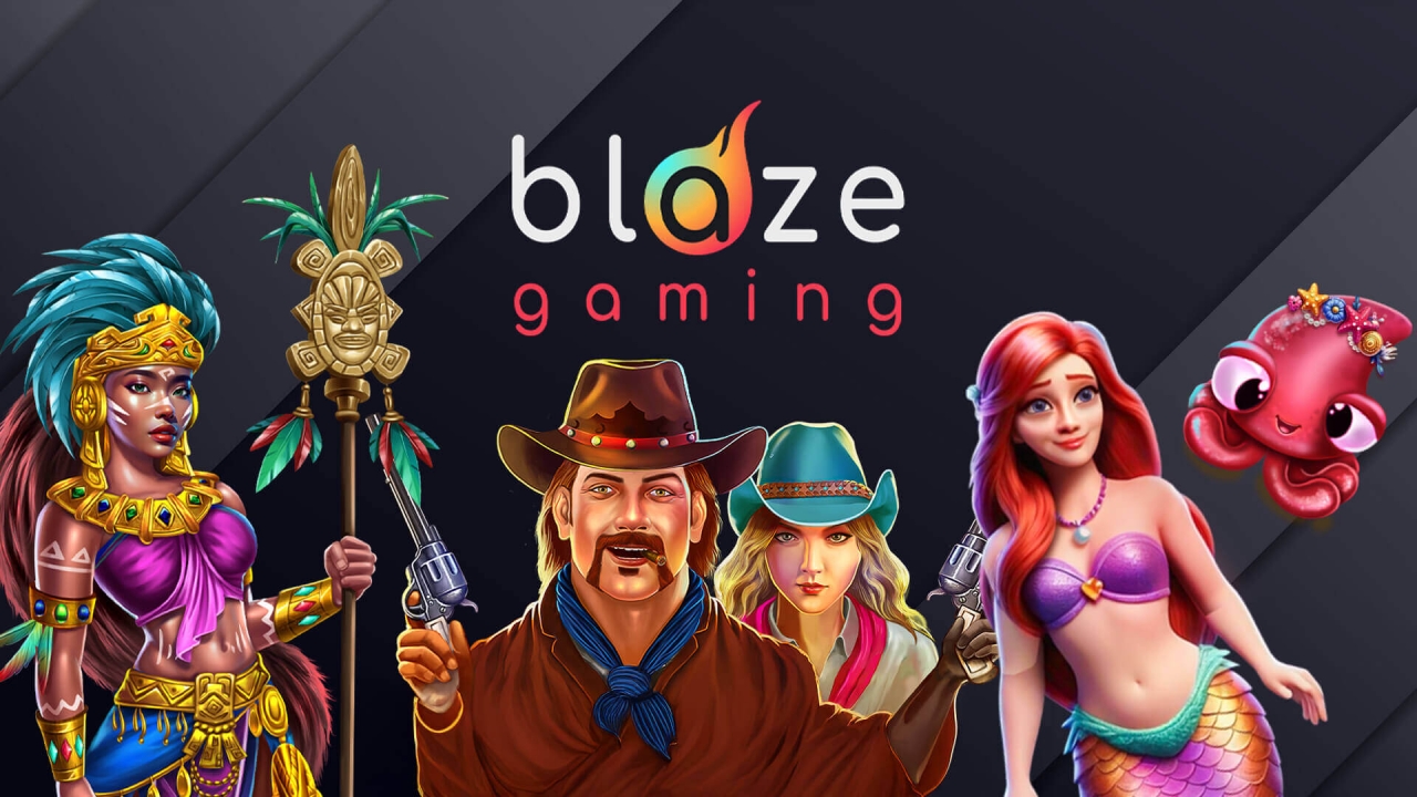 Visuais de jogos slot da Blaze Gaming com mecânicas clássicas de cassino