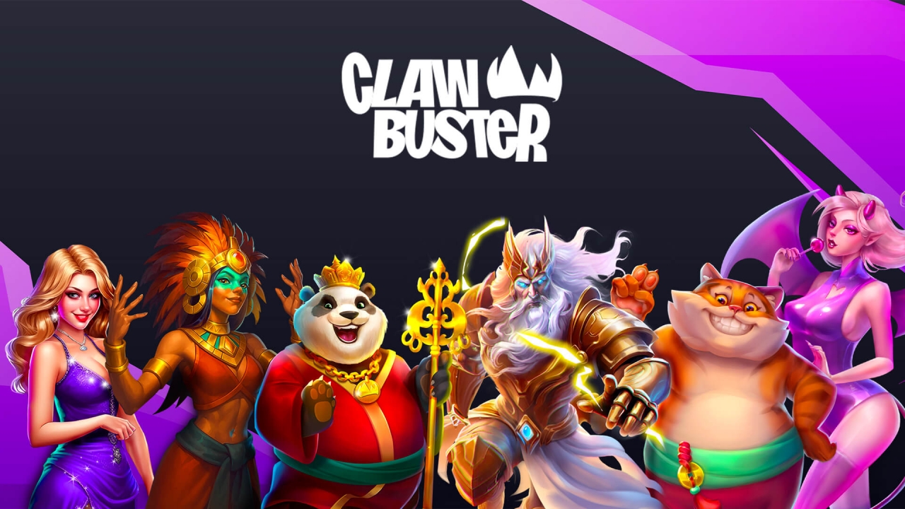 Banner de ClawBuster: juegos de garra, Plinko y slots | Game Aggregator iGaming Timeless Tech