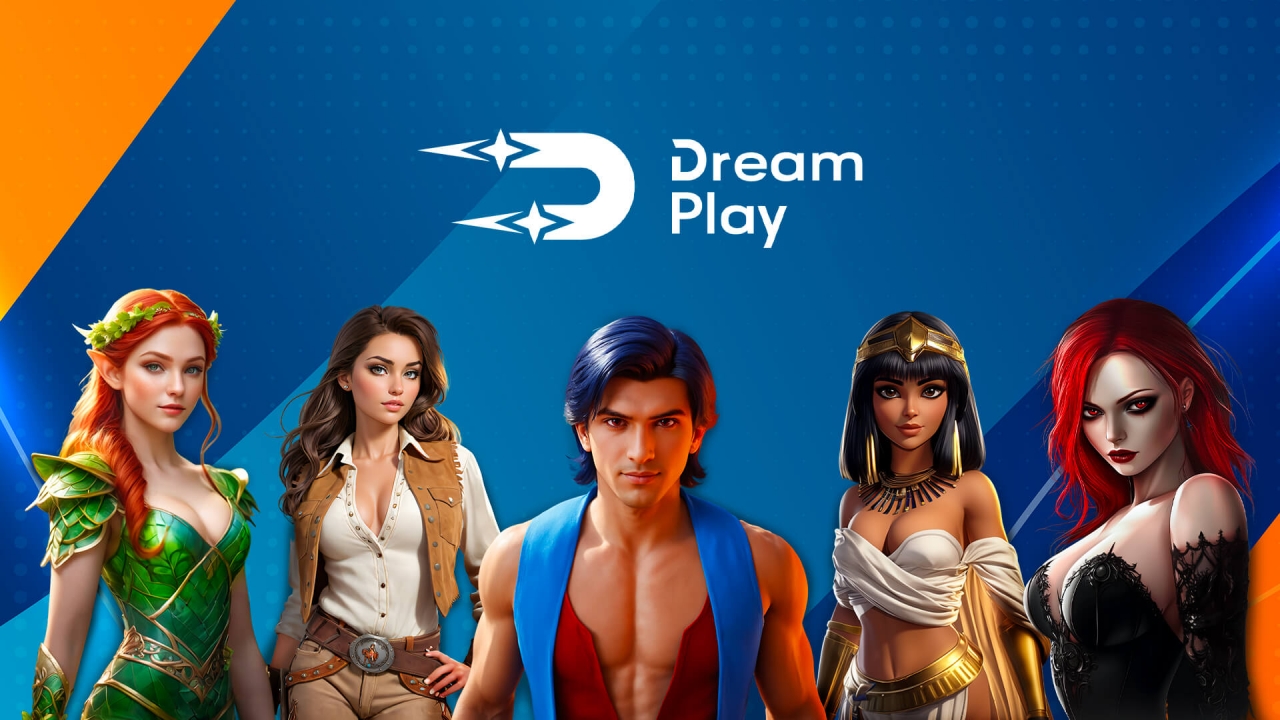 DreamPlay – Fornecedor Inovador de Jogos de Slots em Destaque na Timeless Tech Banner da DreamPlay apresentando um portfólio diversificado de jogos de slots envolventes, incluindo Pearl Rift com a tecnologia Coin Chase, disponíveis através da plataforma Timeless Tech