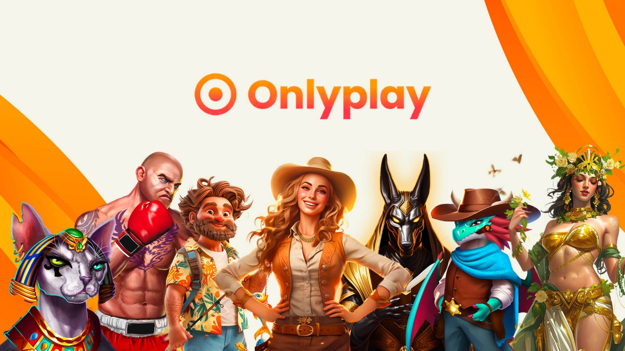 Onlyplay – Innovative Game Provider Featured on Timeless Tech Onlyplay banner showcasing a diverse range of crash games, instant win games, and slots available through the Timeless Tech platform
