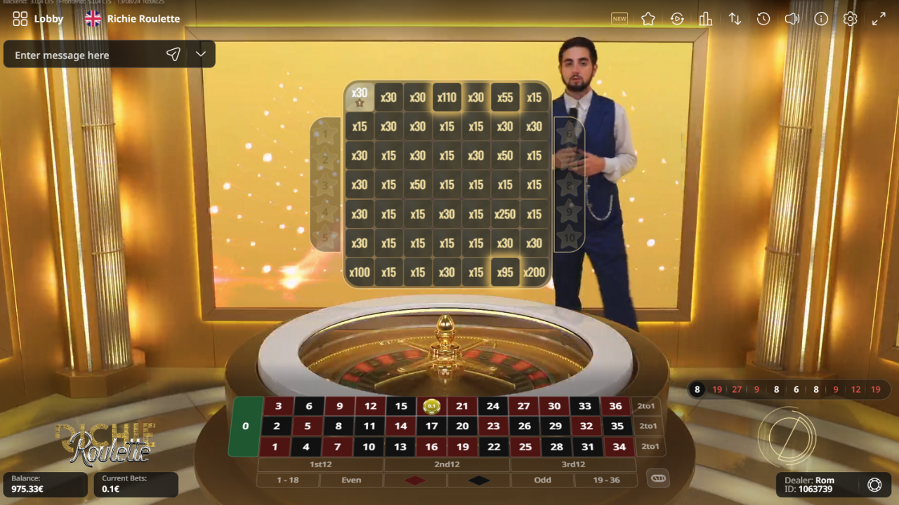Free STAR Chance Feature: Boost Your Winnings in Richie Roulette Screenshot showcasing the Free STAR chance feature in Richie Roulette by CreedRoomz, offering extra opportunities to win big.