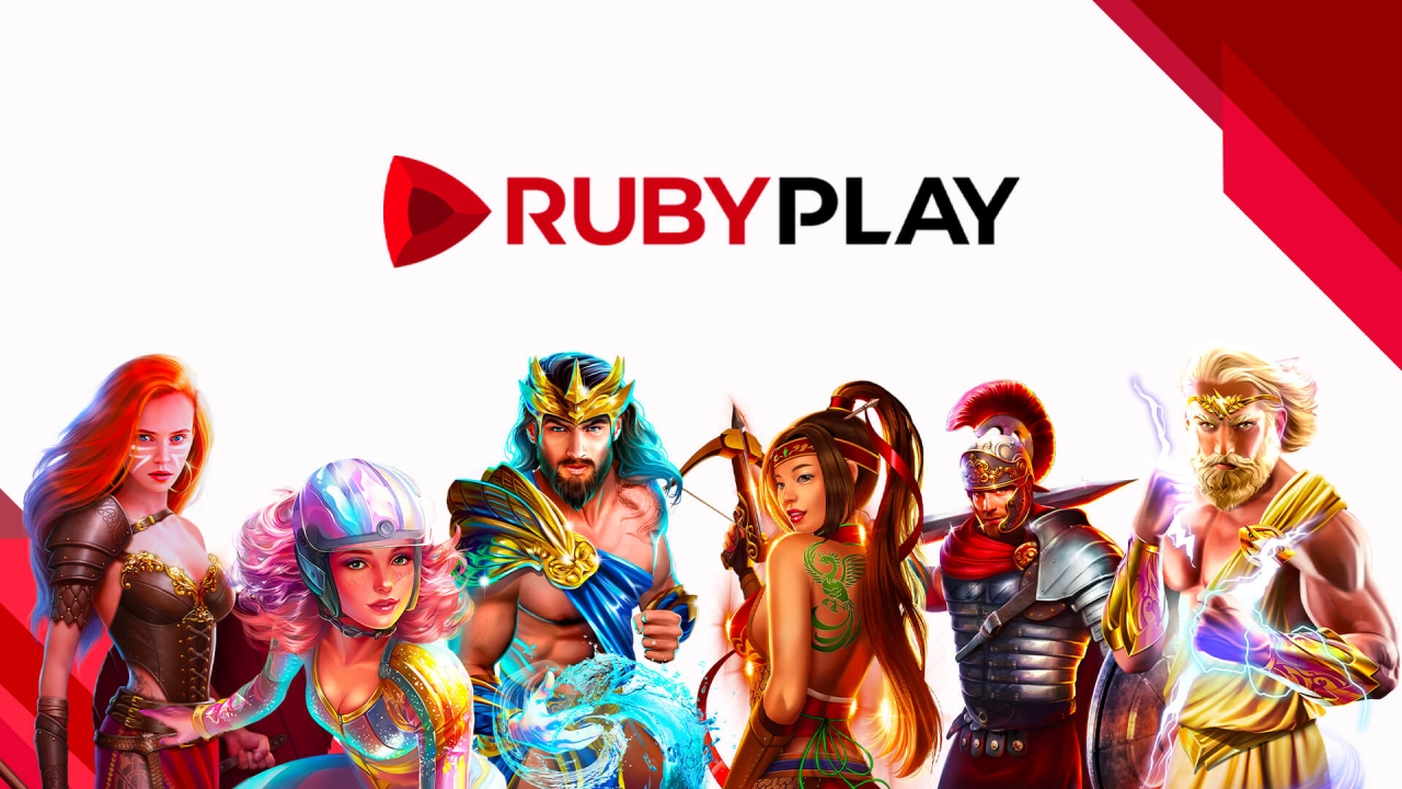 RubyPlay - Inovações em Slots e Jogos de Mesa com Recursos Emocionantes Banner da RubyPlay, um fornecedor de jogos que oferece slots inovadores e emocionantes com temas envolventes e recursos especiais.