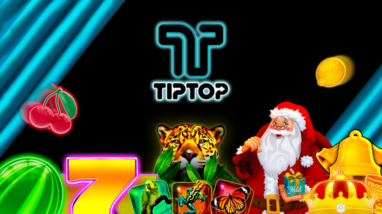 Experimente Jogos de Cassino de Última Geração com a TipTop Banner promocional apresentando o diversificado portfólio de jogos de cassino online da TipTop, projetados para experiências imersivas dos jogadores.