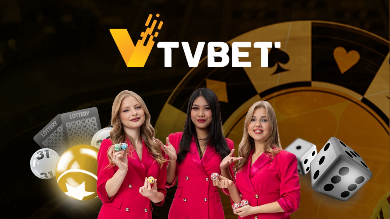 Banner de Live TV Games da TVBET – Integração entre Cassino Online e Apostas Esportivas Cena de estúdio tipo transmissão ao vivo com apresentadores da TVBET e jogos interativos para plataformas de cassino