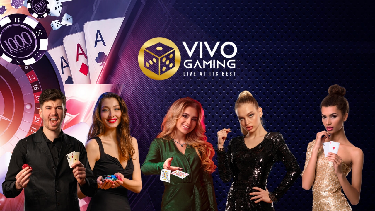 Vivo Gaming - Cassino ao Vivo: Blackjack, Roleta, Baccarat, Bingo e mais Banner da Vivo Gaming, destacando os jogos de cassino ao vivo, como Blackjack, Roleta, Baccarat, Sic Bo, Craps, Dragon Tiger e Bingo com dealers ao vivo e tecnologia inovadora.