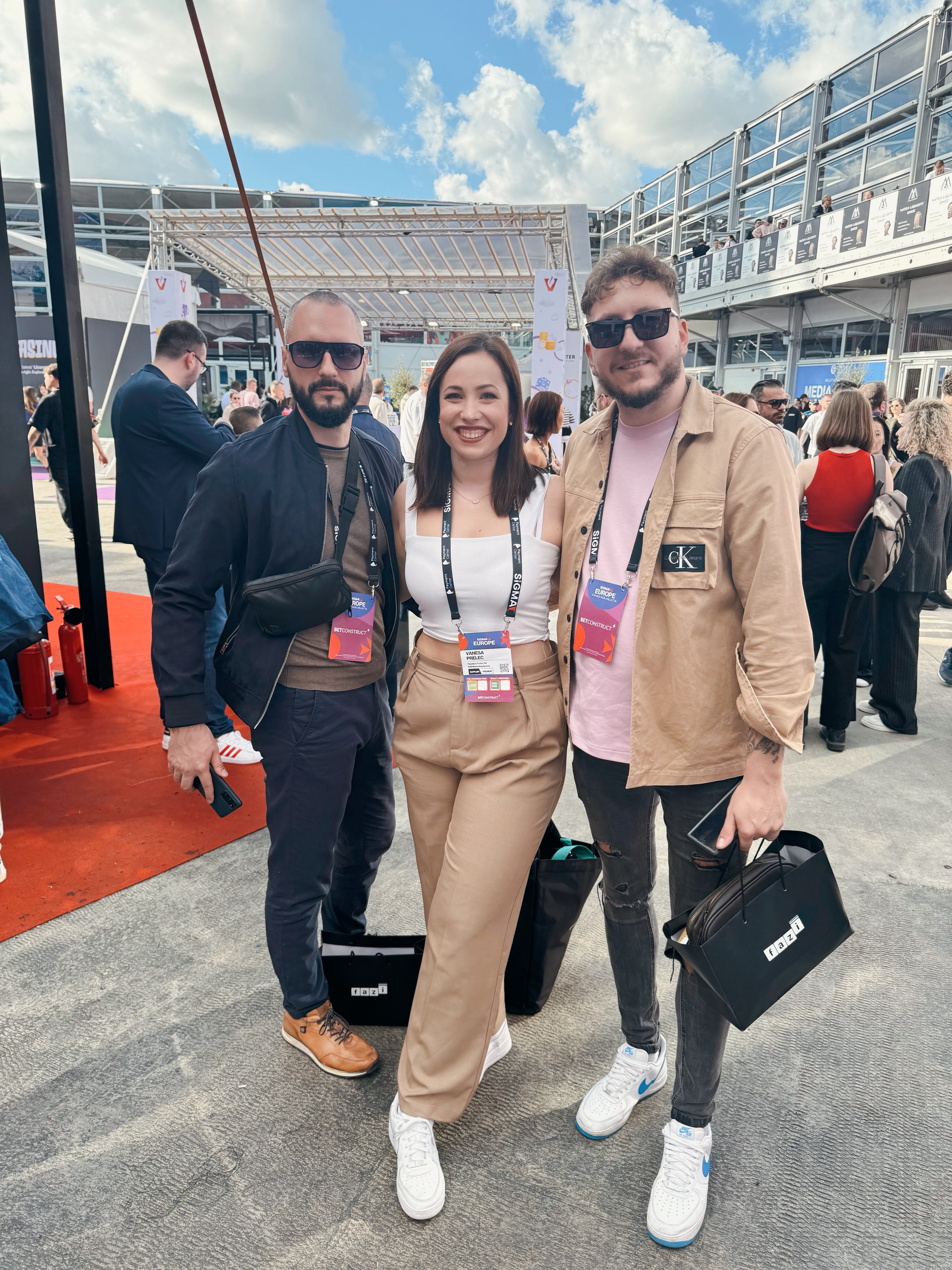 Timeless Tech employees engaging with clients and partners at SiGMA Europe 2024.