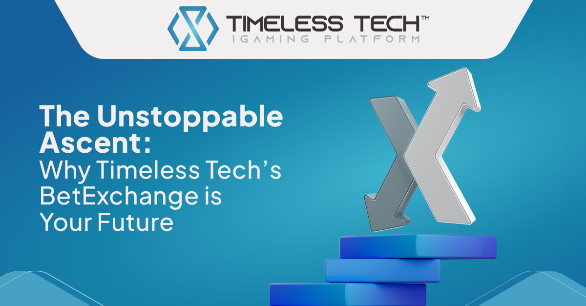 Timeless Tech BetExchange Platform – The Future of iGaming Two players exchanging odds on a digital betting platform, symbolizing the future of peer-to-peer sports betting with BetExchange