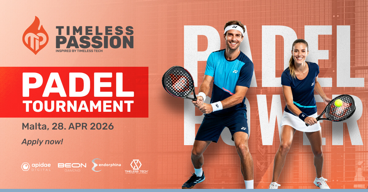 El Timeless Passion Padel Tournament regresa con su edición en Malta durante SBC Summit Malta 2026