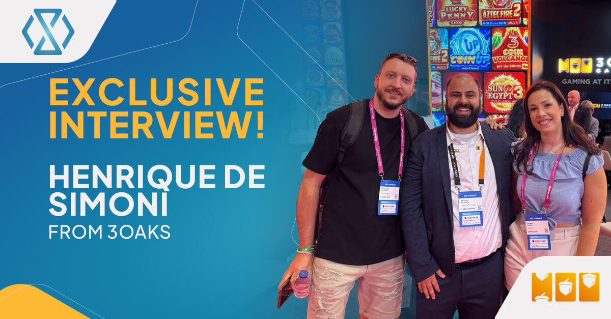 Entrevista com Henrique De Simoni – Estratégia LATAM da 3Oaks Gaming Entrevista com Henrique De Simoni, Country Manager LATAM da 3Oaks Gaming, sobre a estratégia de gamificação e a parceria com a Timeless Tech no Brasil.