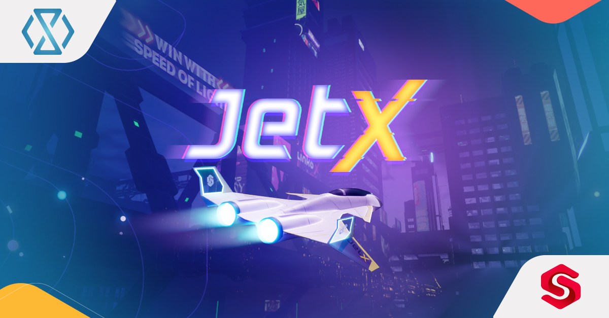 Experience the Thrill of JetX by SmartSoft Screenshot of JetX gameplay, SmartSoft's flagship game blending gaming excitement with gambling dynamics.