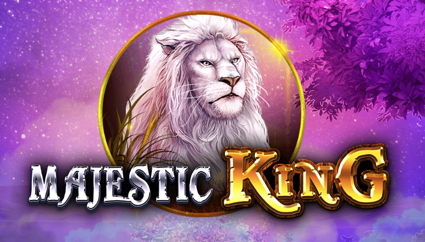 Majestic King Slot Game by Spinomenal Majestic King slot game featuring majestic animals and the Double Symbols feature.