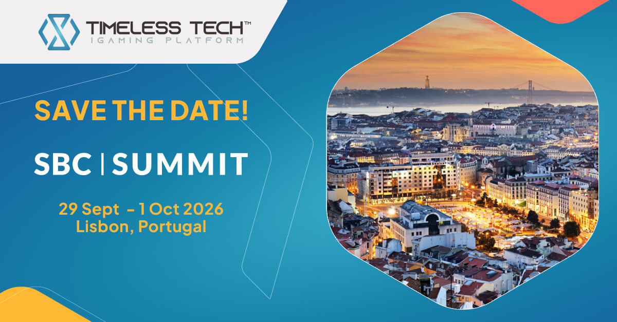 Timeless Tech no SBC Summit Lisbon 2026 Timeless Tech no SBC Summit Lisbon 2026, que acontecerá de 29 de setembro a 1º de outubro, em Lisboa, Portugal.