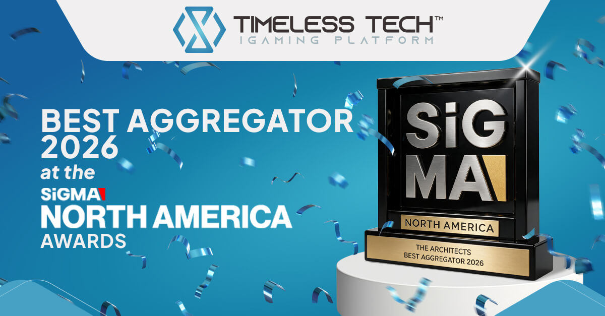 Timeless Tech – Best Aggregator 2026 | SiGMA North America Awards Timeless Tech wins Best Aggregator 2026 at the SiGMA North America Awards in Mexico City