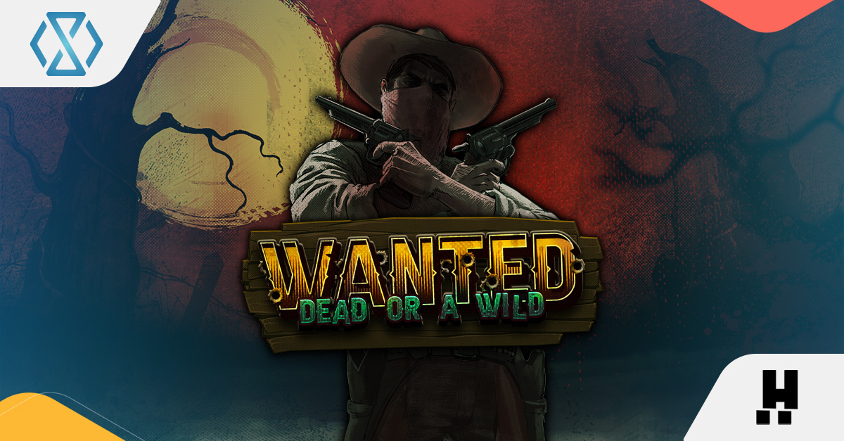 Wanted Dead or a Wild Slot Game Review - Hacksaw Gaming Banner for the review of the Wanted Dead or a Wild slot game by Hacksaw Gaming, featuring exciting Wild West graphics.